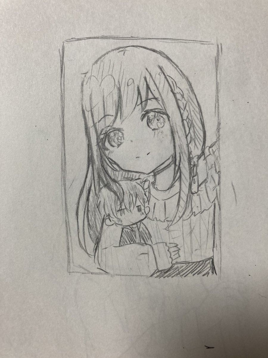 むぅな 奏のヘアスタイル変更来て 切ってたので逆に絵名ちゃん伸ばしました プロセカ 東雲絵名 イラスト Prsk Fa