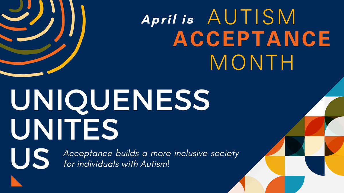 Don't forget to check out all the ways you can participate in Autism Acceptance Month! And...share this toolkit from AAP and UNMC Munroe-Meyer Institute with your friends and family! 

bit.ly/3sg0MuP