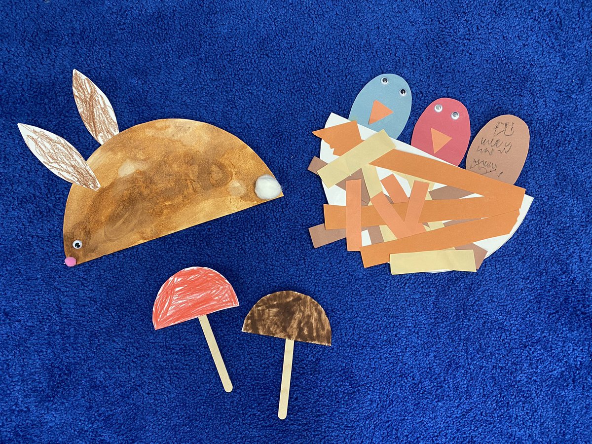 GeezNicole's tweet photo. Nuestra clase ha estado disfrutando aprendiendo sobre ‘habitats’. La semana pasada, los estudiantes disfrutaron haciendo animales y hongos que vivían en los bosques. #ALDINEISD @Keeble_AISD https://t.co/An8bf1yn6k