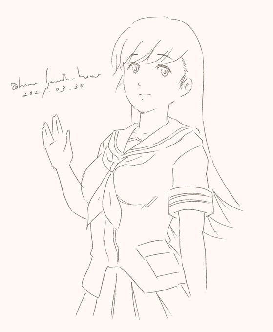 大井さん 40min.rkgk
#艦これ版深夜の真剣お絵描き60分一本勝負 
#艦これ版真剣お絵描き60分一本勝負_20210329
#大井 #艦隊これくしょん #艦これ 