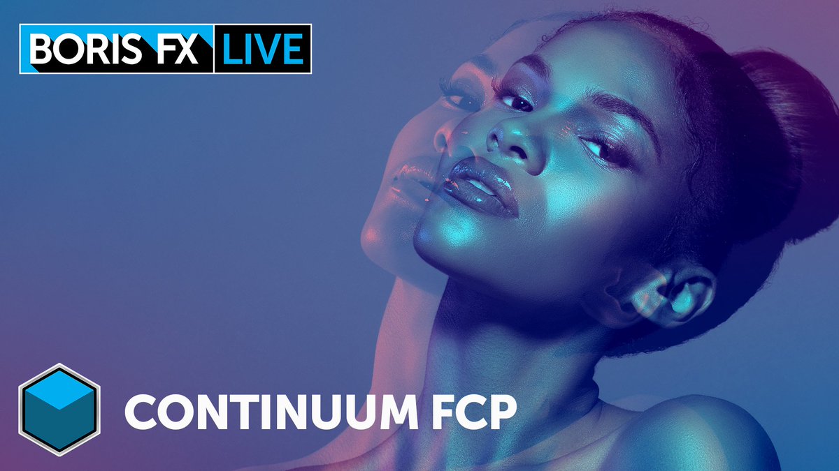 borisfx's tweet image. Boris FX Live
Wed at 2pm EDT/11am PDT

Introducing Continuum FCP

@clipsandhandles shows Final Cut Pro editors around the new Continuum FCP with 80+ new film &amp;amp; lighting effects and FX Editor. Download the free beta! 

🎦 ow.ly/hWRS50EbtU7

#VFX #videoditing #FCP #FCPX