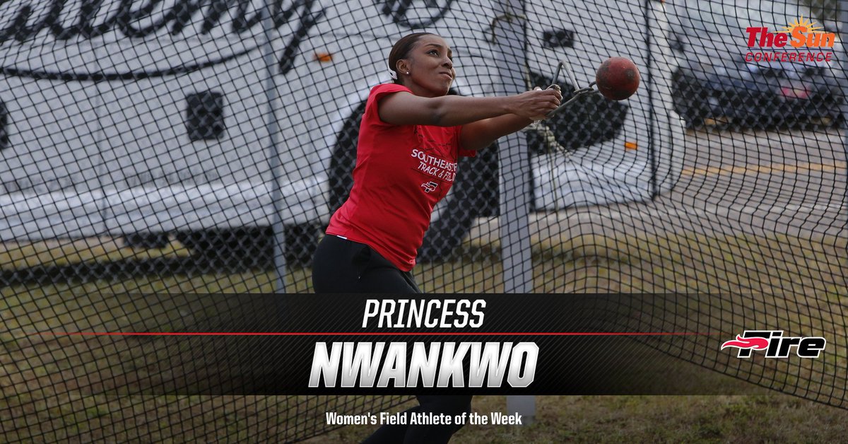 Congrats to Jaqual and Princess on being named <a href="/sunconference/">The Sun Conference</a> Women's Track Athletes of the Week!

#FuelTheFire🔥