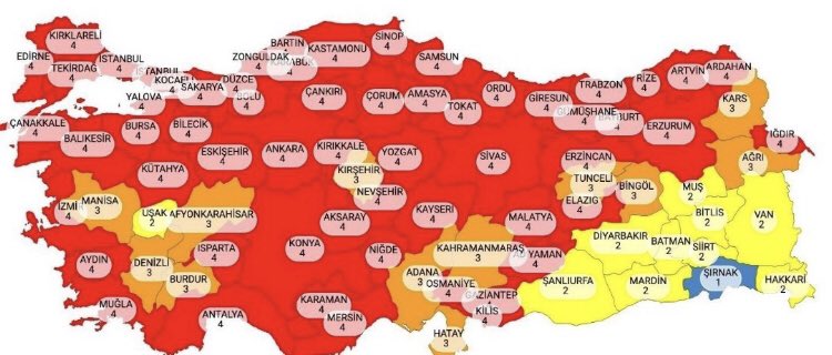 Bu harita tamamen kırmızı olunca mı aklınız başınıza gelicek? #KabineİptalBekliyoruz #ertelemedeğiliptalistiyoruz #SinavVarsaBizYokuz