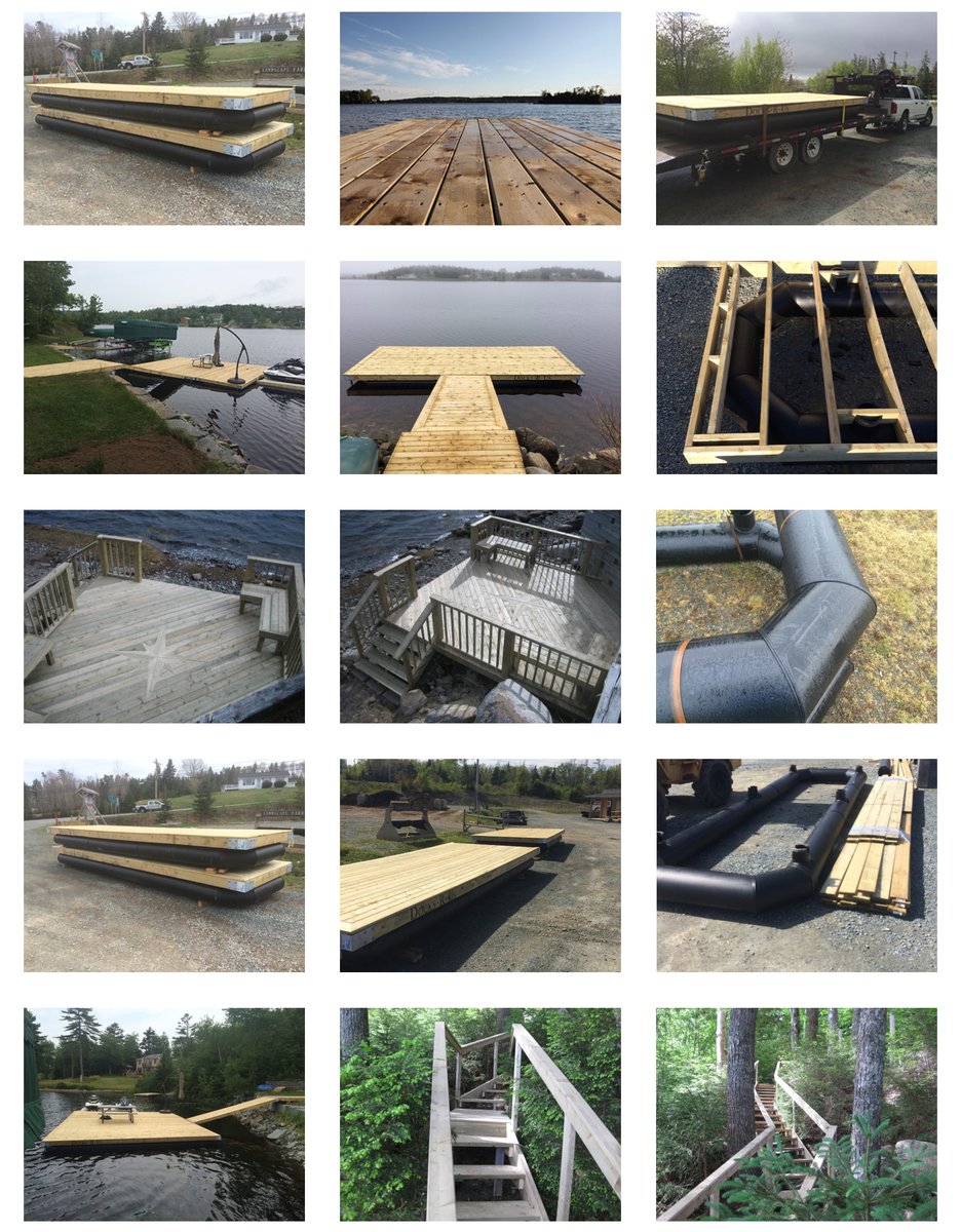 DocksRUsHalifax's tweet photo. Need a little dock visual stimulation for motivation today? Check out our website to see some of our docks and dock building projects and see if any of them speak to you. #youneedanewdock #halifax #docksrus 
https://t.co/WQ4XgWfxc9 https://t.co/iSSMFJRHWQ