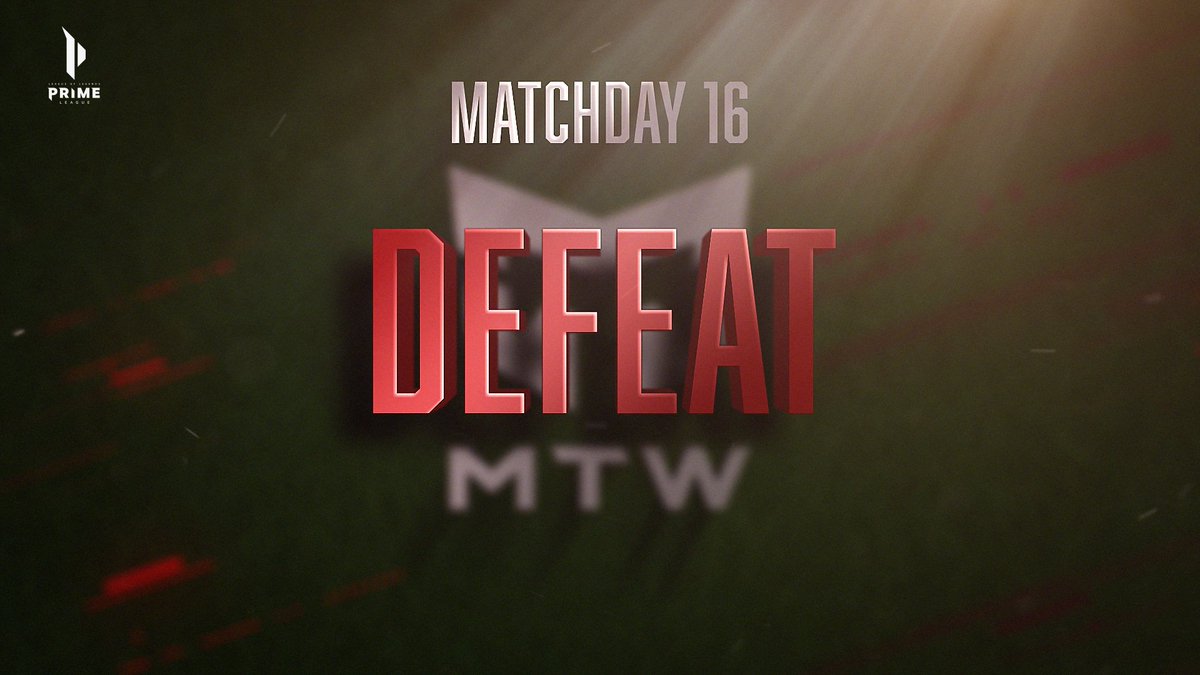 That's it. Spring Split is over for us.

We couldn't get ahead as we needed to.
Grats for winning the Springt Split <a href="/TT_willhaben/">TT willhaben🐙</a> 🤝

#MTWIN