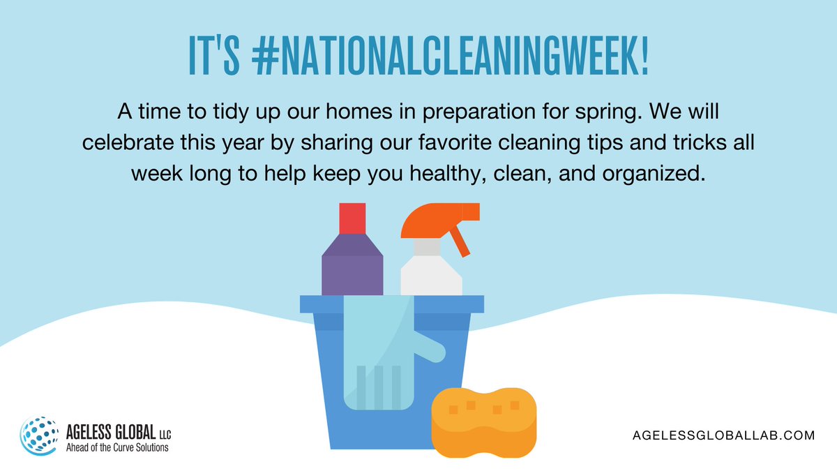 Best365Labs's tweet photo. It’s #NationalCleaningWeek! 🏡 A time to tidy up our homes in preparation for #spring. We will celebrate this year by sharing our favorite #cleaning tips and tricks all week long to help keep you healthy, clean, and organized. @ISSAworldwide #ISSA #ValueofClean #CleaningIndustry https://t.co/xdCABnpSVU