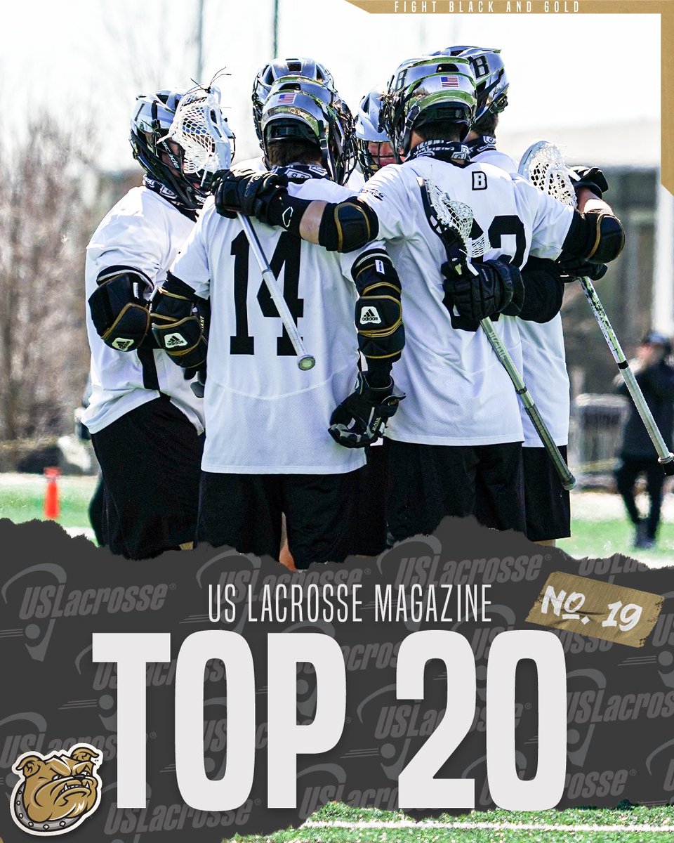 Movin' up. 

We're up to No. 19 in this week's <a href="/USLacrosseMag/">US Lacrosse Magazine</a> Poll.
