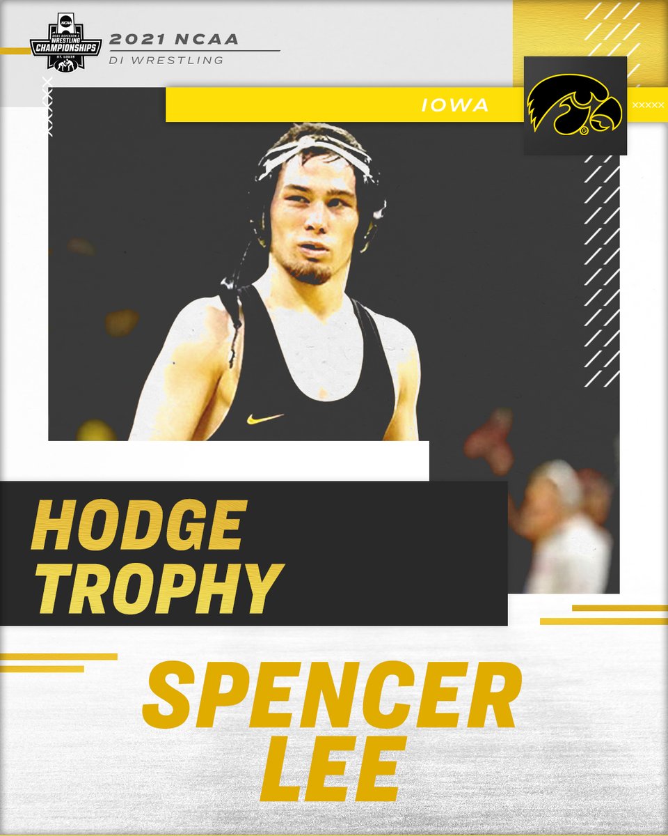 NCAAWrestling's tweet photo. Your 2021 Hodge Trophy winners are @LeeSpencerlee36 of @Hawks_Wrestling and @GSteveson of @GopherWrestling! 

#NCAAWrestling https://t.co/9VMwcCCQFJ