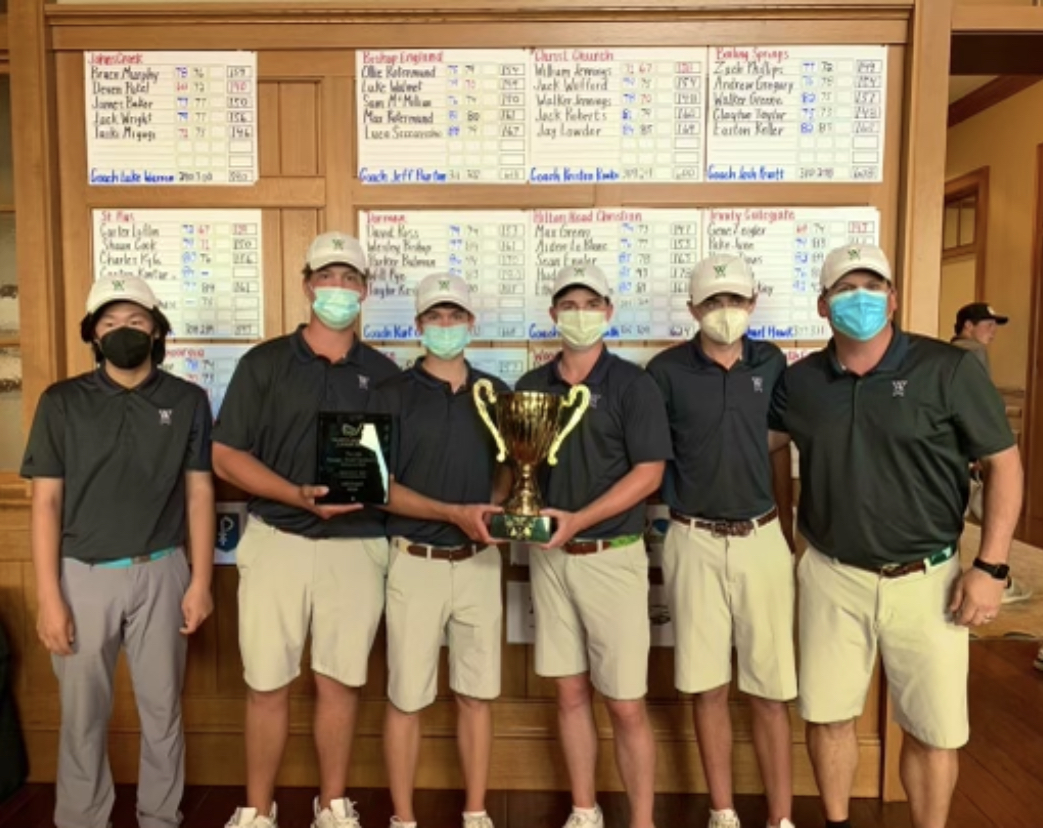 Congratulations to Varsity Boys Golf for winning the GA/SC Cup.  Price Miller and Ethan Gao earned All-Tournament Honors. #gocats