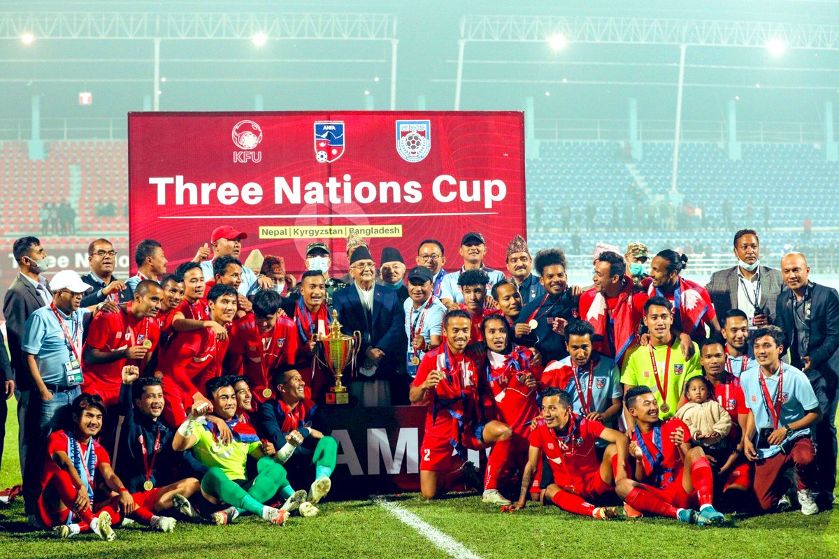 kpsharmaoli's tweet image. Congratulations #TeamNepal