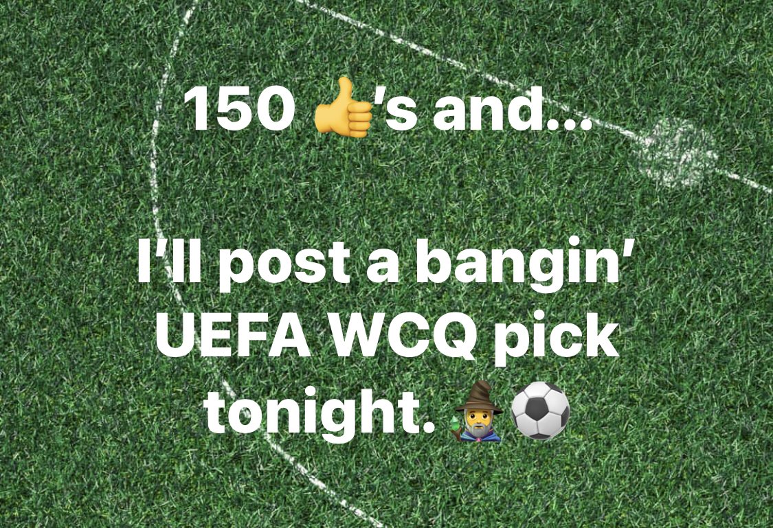 BetsSleazi's tweet photo. Don’t miss out tonight!

Pitch Wizard Soccer FB group 🧙‍♂️⚽️ https://t.co/whZxezXN7Z