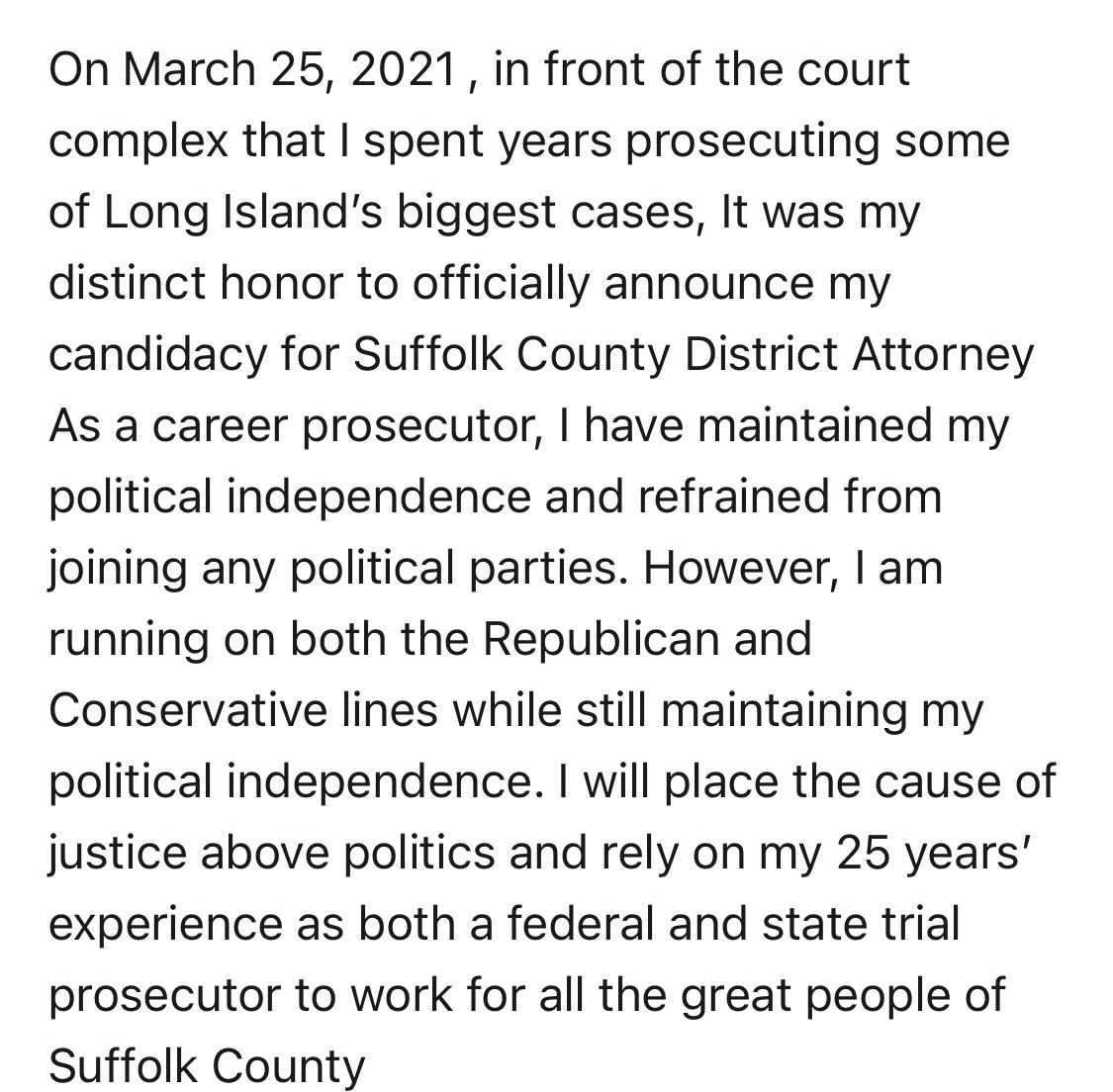 RayTierneyForDA's tweet photo. #RayForDa #ProsecutionOverPolitics #RayTierneyforSuffolkDa https://t.co/u9Ht8k8hEP