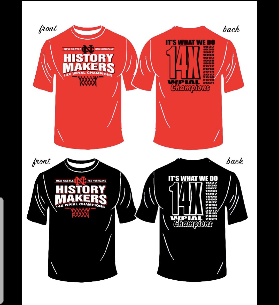 canes_cuz's tweet photo. Contact R&amp;A if you would like to order a History Makers T shirt or hoodie!!!!! ❤️🖤 https://t.co/vA93kTxAon