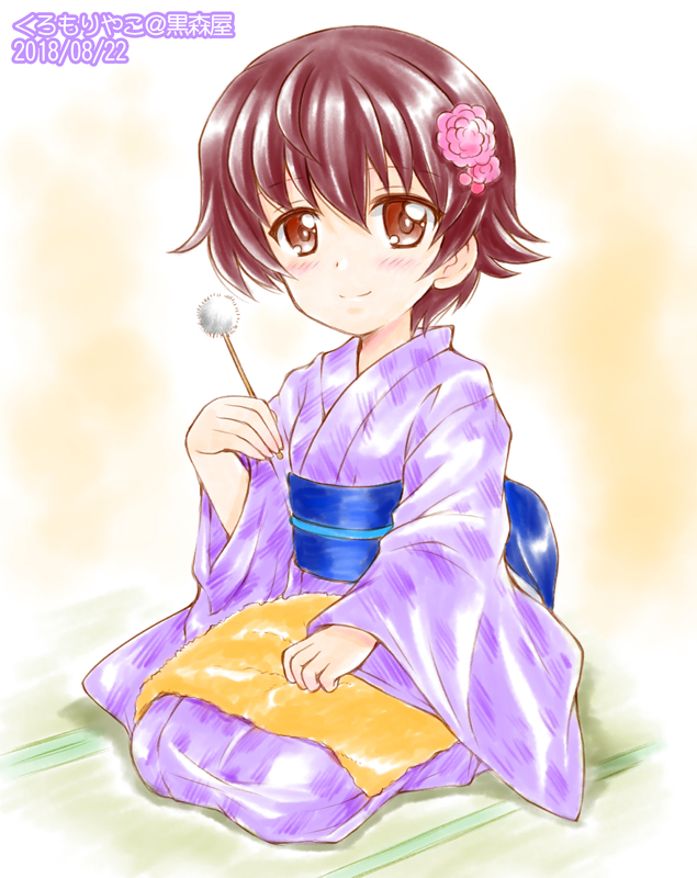 ガルパン 耳かきしてくれるナカジマさん ガルパン Garupan くろもりやこ のイラスト