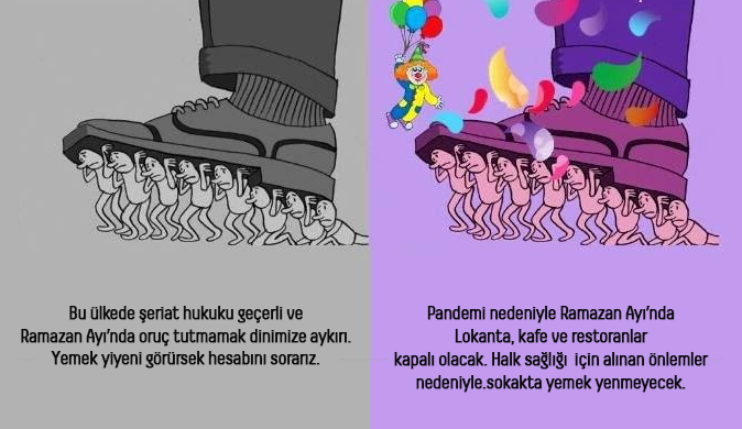 Olay tam olarak böyle.