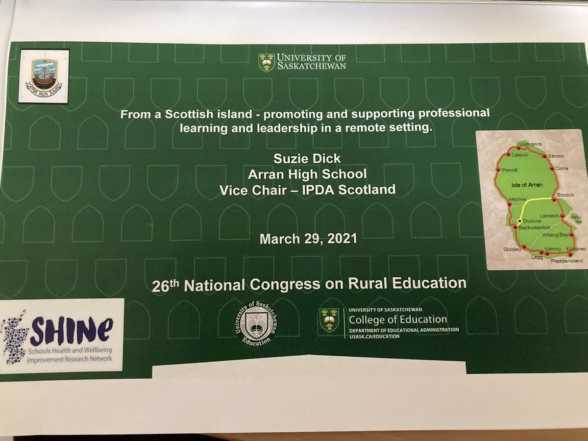 Our aim across campus is to be research based and to look outward and forward, sharing what we do to an international audience. Many thanks to our depute head <a href="/suziemdick/">Dr. Suzie Dick</a> for taking the time to present on our island’s professional learning journey <a href="/ScotlandShine/">SHINE</a> @NACEdLeadership