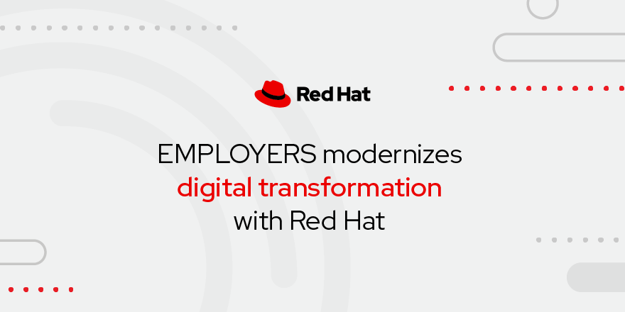 Since 1913, <a href="/EMPLOYERS_Ins/">EMPLOYERS</a> has helped America’s small businesses meet their workers’ compensation #insurance needs. See how supporting a shift to digital business with #RedHat #OpenShift helped Employers increase 3-year sales by 40%. red.ht/3m0xQV6