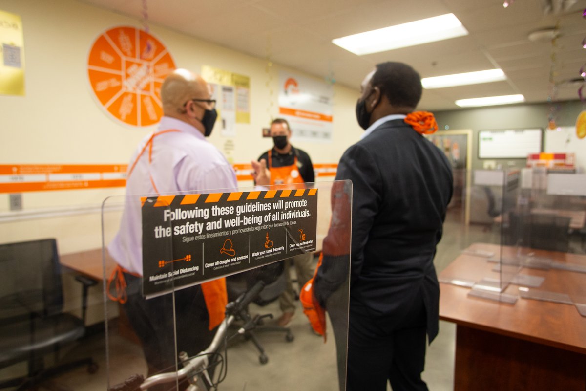 Thank you to all the <a href="/OrangeCoFL/">Orange County FL</a> businesses that are working diligently to keep employees and guests safe. Recently, I met with <a href="/HomeDepotGR/">The Home Depot Government Relations</a> to learn about its role in supporting its associates and the community during the pandemic, as well as safety within the retail industry.