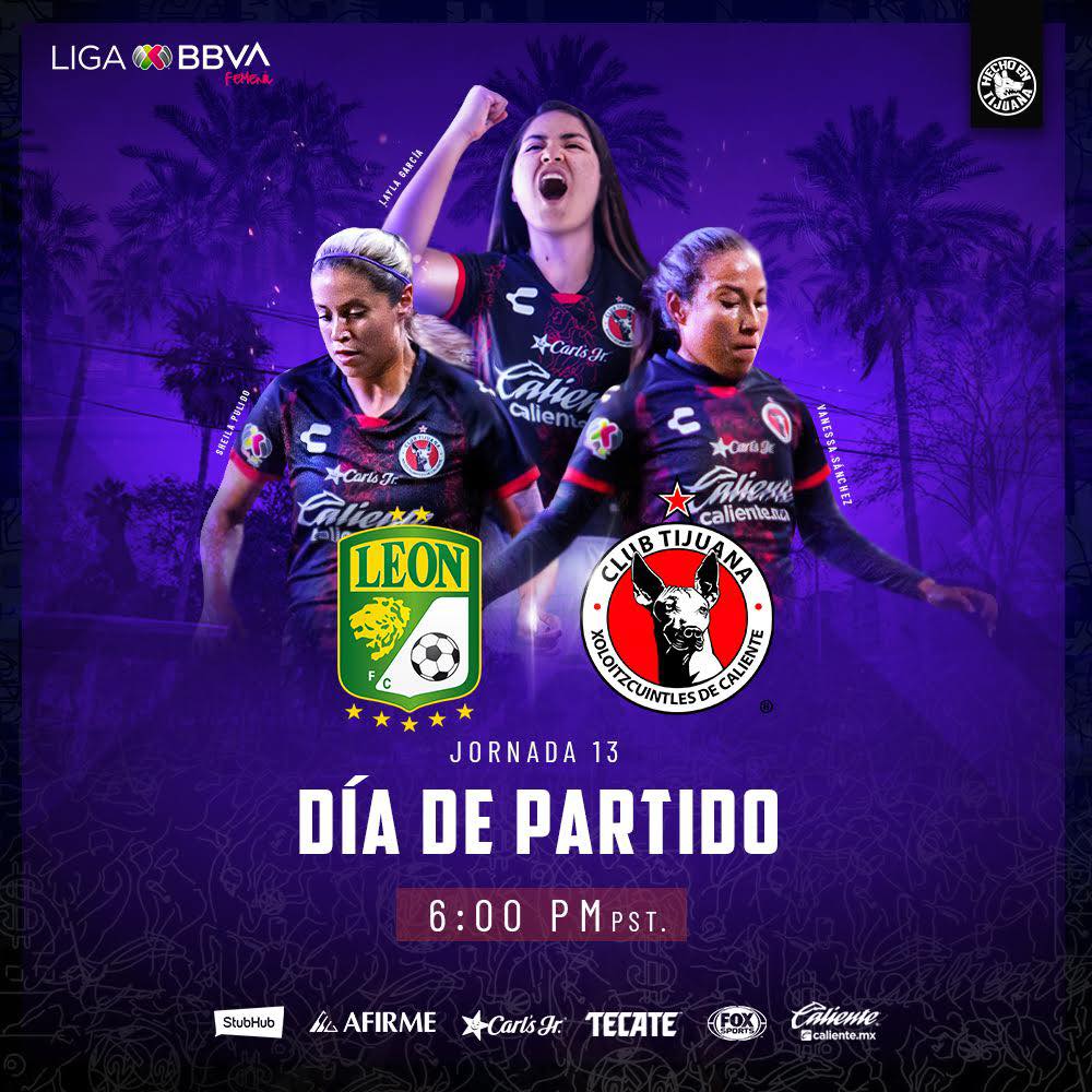 XolosFemenil's tweet photo. ¡Es hoy! ¡Es hoy! Hoy es día de apoyar a La Jauría 

¡Vamos con todo! 💪

📺: Fox Sports MX 
🏟: Nou Camp 
⏰: 6:00pm https://t.co/WNBOO1aaR1