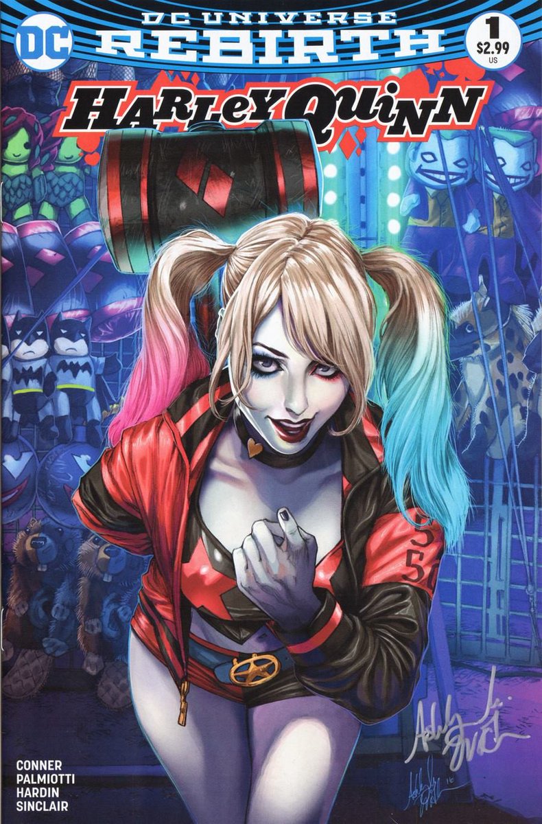 ColdWarOfficial's tweet photo. @AshleyMWitter has drawn comic covers for DC, Marvel, and Star Wars as well as her own original work, and “Carny Harley” is a fan favorite.

Stock is low, don't miss out!

https://t.co/vwSXuQcgWA

#harleyquinn #AshleyWitter #comicart #comics #comicbooks https://t.co/9NQBhpKvI0
