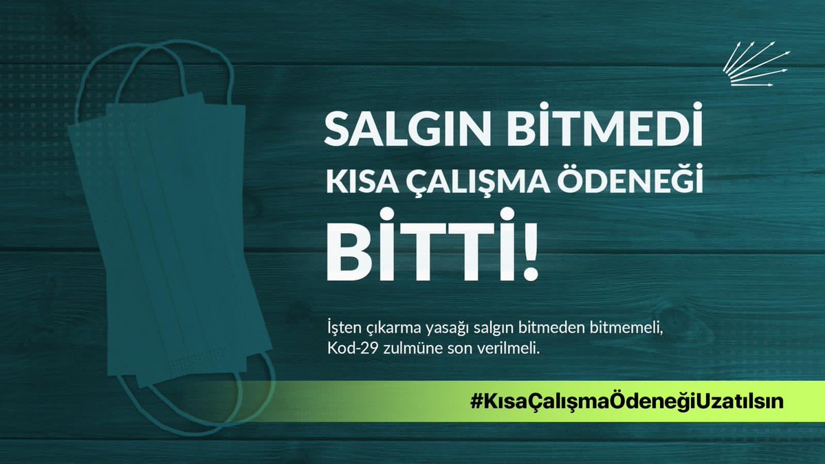 ozgurozelteyit's tweet photo. Salgın bitmedi, Kısa Çalışma Ödeneği de bitmemeli! #KısaÇalışmaÖdeneğiUzatılsın https://t.co/mlanle67Yh