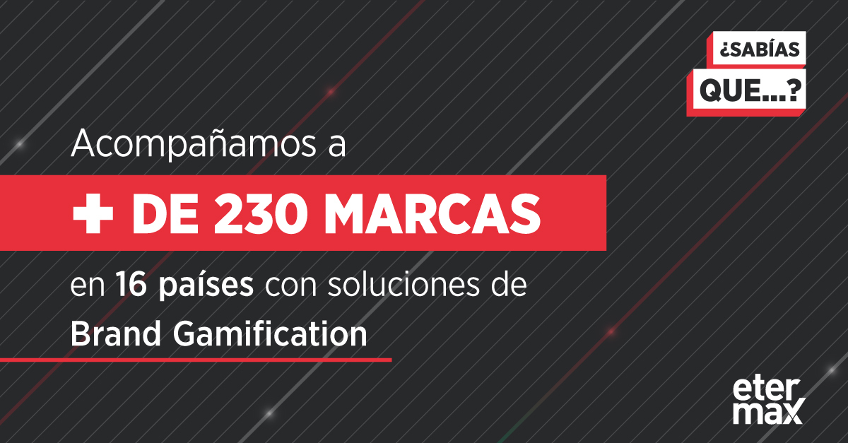 etermax's tweet photo. 🎮 Nuestro equipo de etermax #BrandGamification genera conexiones potentes entre las marcas y sus audiencias a través del universo de videojuegos: experiencias, publicidad, esports, consultoría y más.
¿Querés gamificar tu alcance? Contactanos: brandgamification@etermax.com https://t.co/pFTnXJPuFG