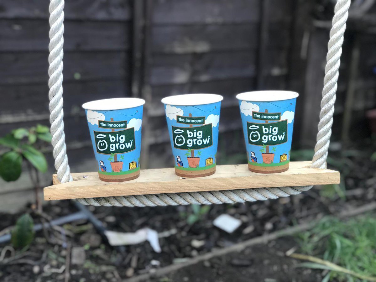 StrongstemsHE's tweet photo. Swinging out of lockdown! We can FINALLY MEET OUTDOORS! Let the growth begin! @giyireland @innocent 
#biggrow #lockdown #strongstems https://t.co/iQjbP46s60