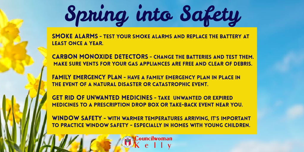 MK6ATX's tweet photo. Spring into Safety, #ATX! Now is a great time to review your safety checklist. 🌸💐🌼
Have a fun and safe #Spring2021!
For more safety tips visit https://t.co/PtHhAAC5Lb
#ATXcouncil
#SpringIntoPublicSafety https://t.co/tgBhvmqYrz
