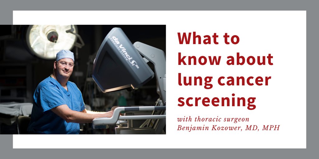 WashUSurgery's tweet photo. The U.S. Preventive Services Task Force updated its lung cancer screening recommendations to include a broader patient base. Thoracic surgeon Benjamin Kozower, MD, MPH, explains the significance of the new guidelines &amp; the importance of getting screened: https://t.co/UO4vIfEdz1. https://t.co/GKhaWXrMbu