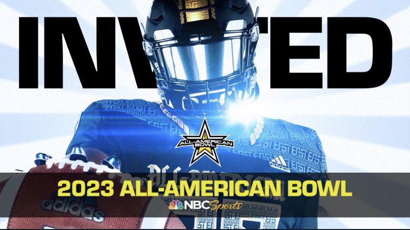 lukeMonty8's tweet photo. Beyond blessed to receive an invite to play in the NBC All American Bowl!!! Been a huge dream of mine! https://t.co/e2gYeOEpFX