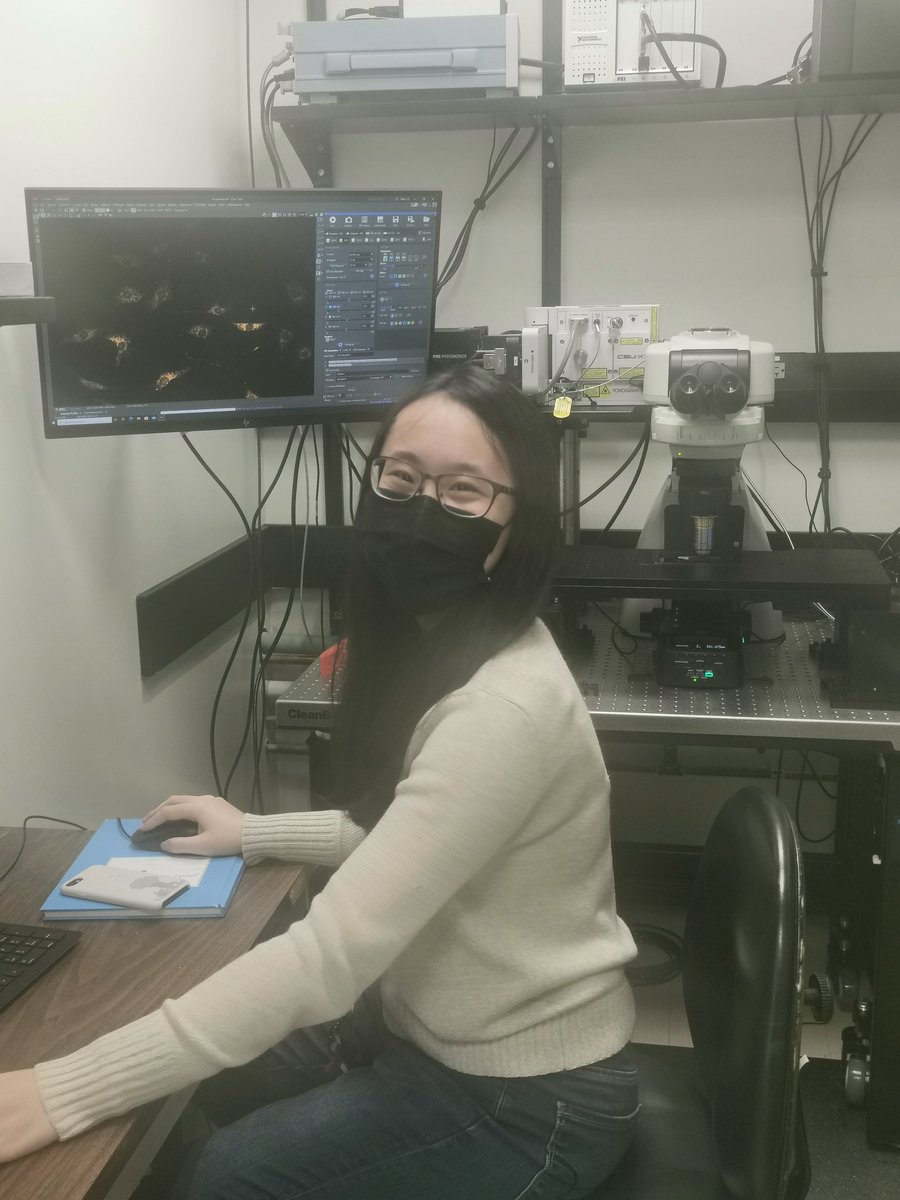 Our new <a href="/NikonInst/">Nikon Microscope Solutions</a> spinning disk is up and running, and our grad student Wendy is already getting training! <a href="/Kubes_Lab/">kubeslab</a> #intravitalmicroscopy #imaging