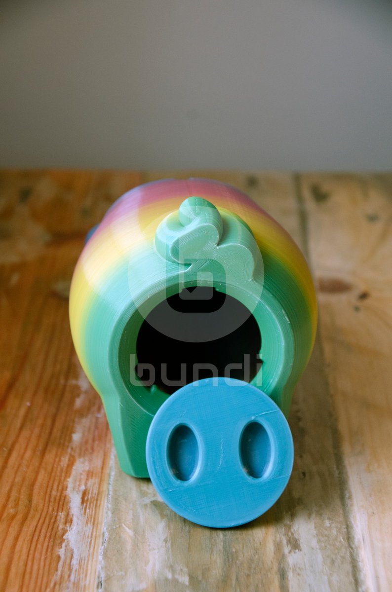 Bundi3d's tweet photo. Hucha de cerdito usando filamento multicolor, así dan ganas de ahorrar 🥰.

Fuente: https://t.co/jyp0s0diXa

#huchas #hogar
#ahorrar #impresion3d #arcoiris #accesorio #regalosoriginales #regalospersonalizados #regalaoriginal #amistad #familia #multicolor https://t.co/XbTGh88A6u