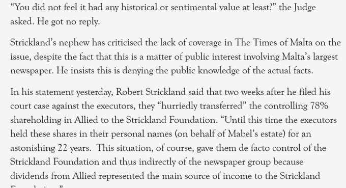 EyeOnMalta's tweet photo. #DaphneCaruanaGalizia
#ToM Heir #RobertHornyholdStrickland:
Legal Advice Sought Over Strategic Fraud By OPM. Calls for Return Of Defrauded Millions
#Disgusting retort by #MarioDemarco who introduced #Hillman into hi-jacked(by #Demarco #Ganado)structure
https://t.co/CQo7aKL1IV https://t.co/kGQ3d06h2u