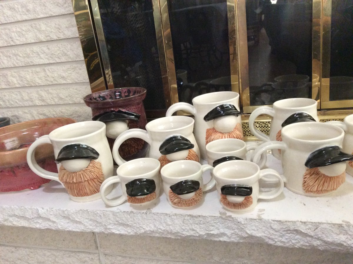 Monday, Monday... Real Mugs on Mugs for Monday... 8 ounces to 38 ounces... from tea to beer ;)