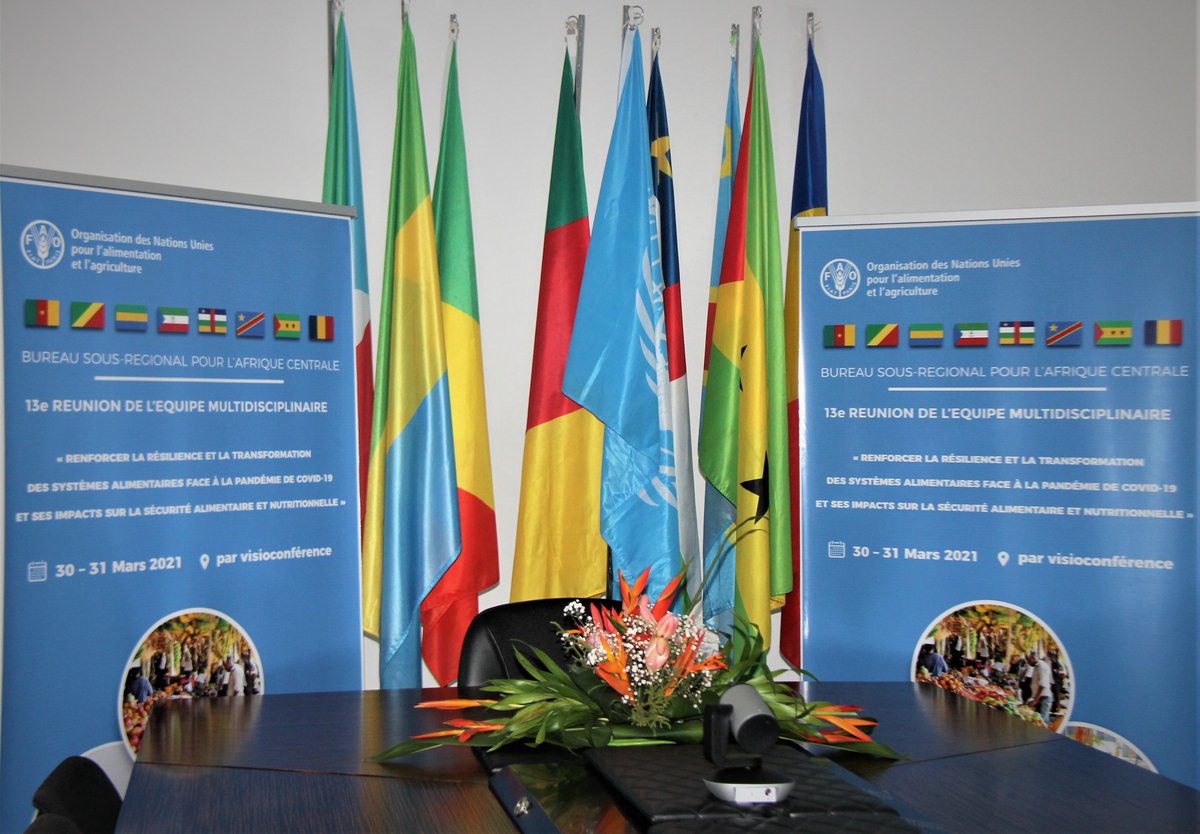 Tout est fin prêt pour la 13e Réunion de l’Equipe Multidisciplinaire <a href="/FAOAfriqueCent/">FAO Afrique centrale</a>.

🗓️30-31 mars 2021
📍 Par visioconférence  

📌bit.ly/3cWe9Kf

#SystèmesAlimentaires 
#Résilience
#COVID19 

#FAOSFCMDT13