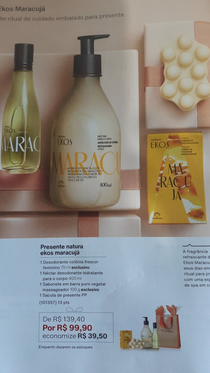danielafamelli's tweet photo. #natura 
Kits para o dia das mães. https://t.co/AePpdaWmI9