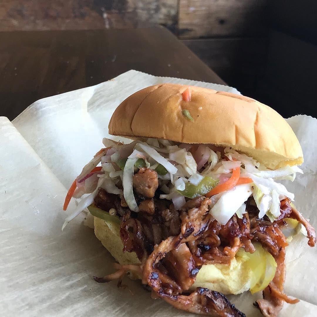 We will have the pulled pork sammy available this week! <a href="/thecraftburger/">The Craft Burger</a> #eatlocal