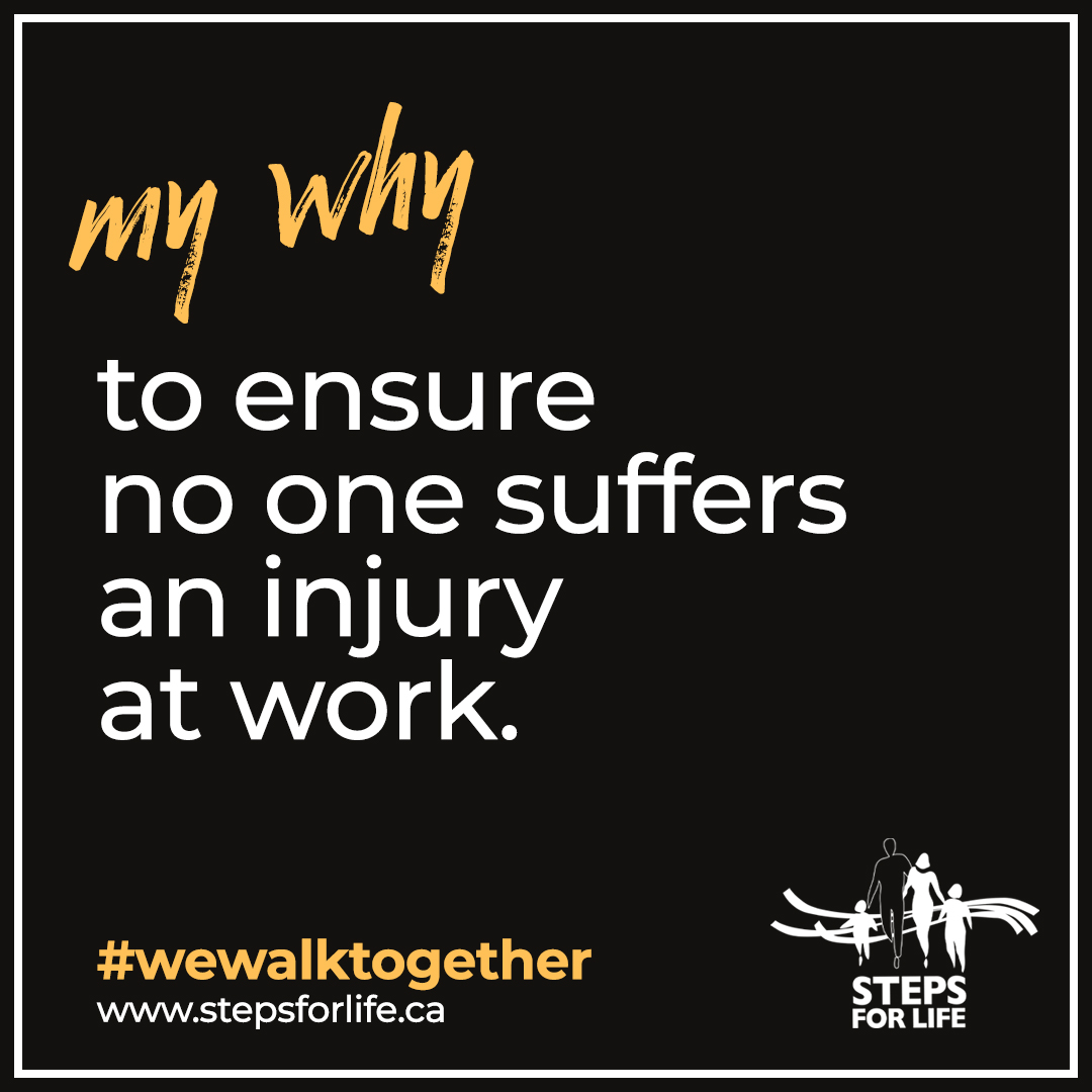 threadsoflifeca's tweet photo. Every step we take is one closer to safer work for all, and a step forward for providing ongoing family support services to those who've experienced a workplace tragedy. Walk with us: https://t.co/1MlQGJZUzS #WeWalkTogether https://t.co/X4s7HYejiP