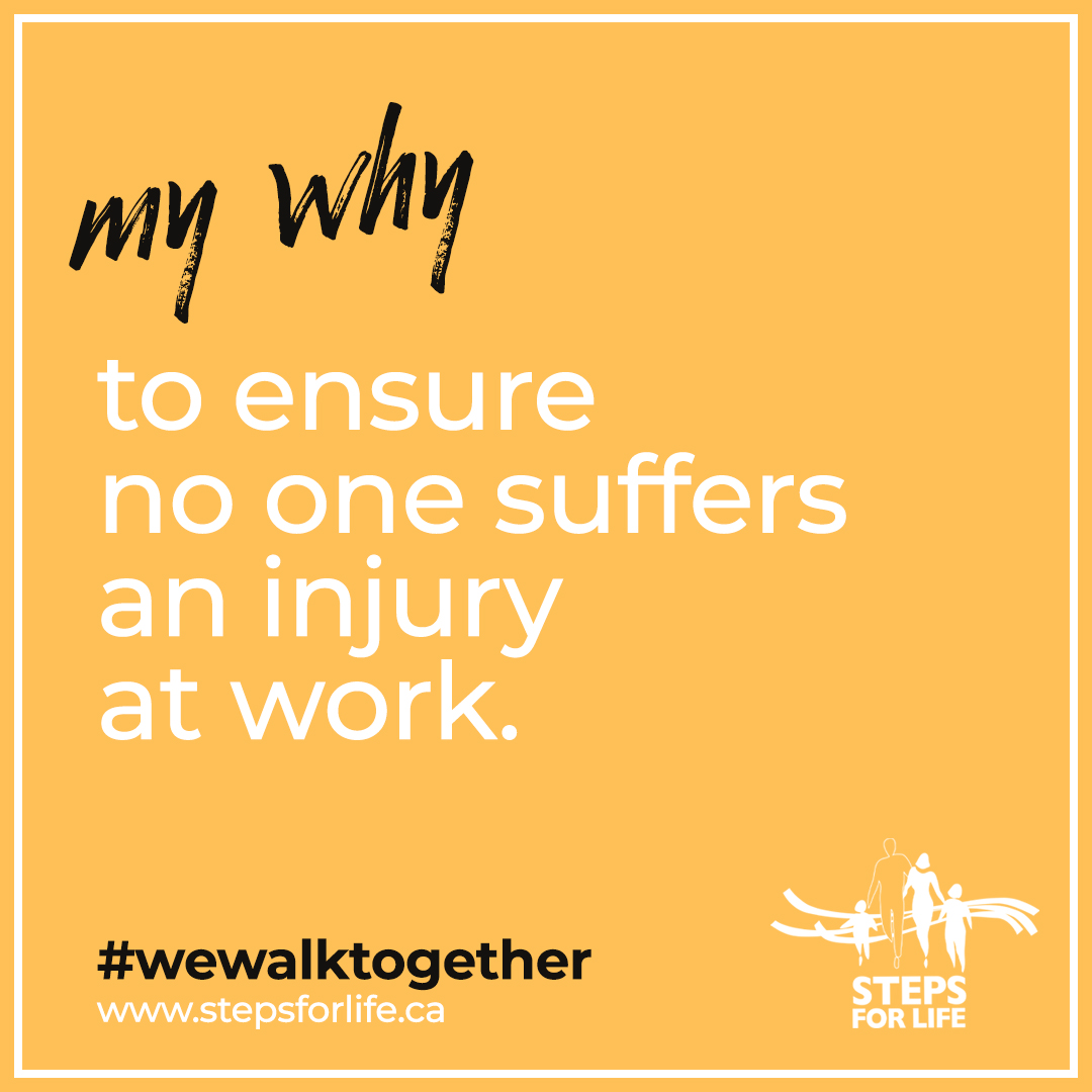threadsoflifeca's tweet photo. Every step we take is one closer to safer work for all, and a step forward for providing ongoing family support services to those who've experienced a workplace tragedy. Walk with us: https://t.co/1MlQGJZUzS #WeWalkTogether https://t.co/X4s7HYejiP