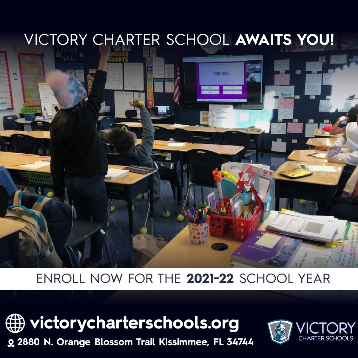 VictoryCharter's tweet photo. Focusing on teamwork and collaboration-based learning will better prepare the students of today with the skills for the future of work tomorrow. Knights learn together!
We are now enrolling for the 2021-22 school year.Apply today at https://t.co/BosWYP54b2
#education #school https://t.co/wVma7FwuQl