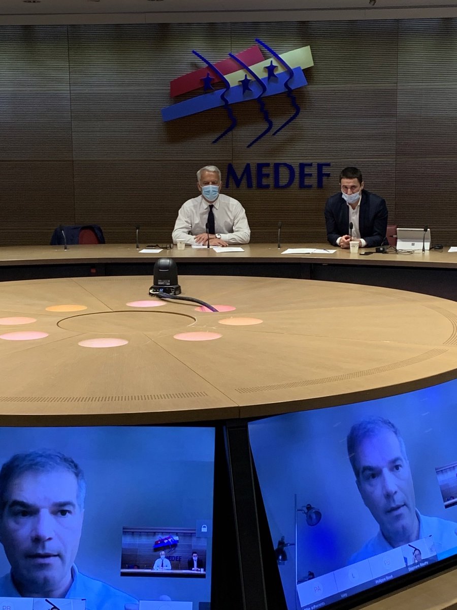 #vaccination #covid ,avenir de nos #industries de santé,#recherche ,compétition internat. :passionnante et limpide intervention d’Olivier Bogillot Pdt ⁦<a href="/SanofiFR/">Sanofi en France</a>⁩ devant les dirigeants d’#ETI de PROSCENIUM ⁦by ⁦<a href="/medef/">Mouvement des Entreprises de France</a>⁩