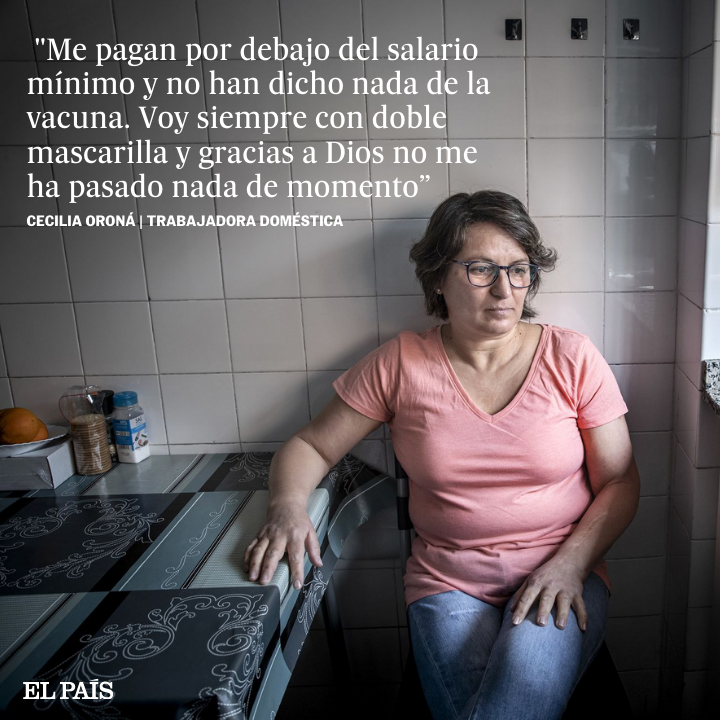 el_pais's tweet photo. Esenciales para trabajar, pero no para la vacuna. La estrategia de inmunización contra la covid relega a profesionales que fueron vitales durante el confinamiento https://t.co/JUOxJXqaci https://t.co/KJQMleFAHa