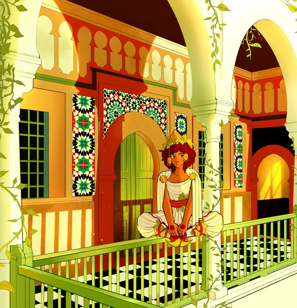 safifesse's tweet image. Hi #VisibleWomen ! I'm Safiya, a Kabyle illustrator, and character designer and I love infusing the fantasy genre with my heritage. Clients include DC comics &amp;amp; HBOmax!

💌safifesse@gmail.com
🎨Portfolio linked in bio!