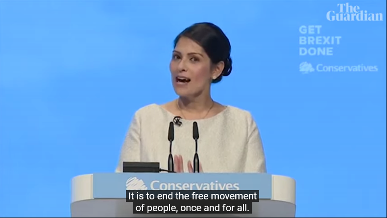 EnriqueFeas's tweet photo. "Acabar con la libre circulación de personas de una vez por todas", como decía, orgullosa, Priti Patel
https://t.co/ezeaJT9pWP https://t.co/BGM2yYEFyz