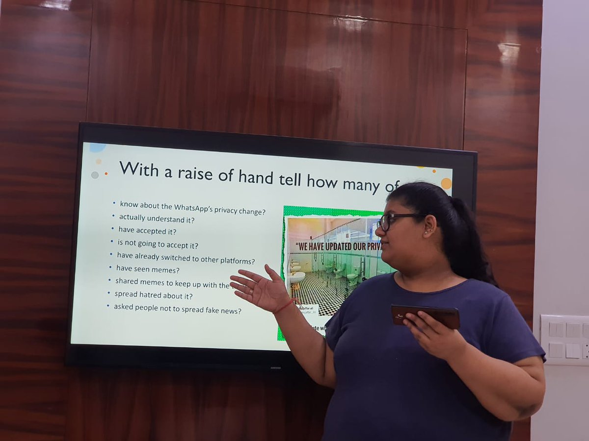 MILIN_INDIA's tweet photo. Someone out there for sure does wish to be a part of the work-fun vibe that you have created through your workshop on Media Literacy. Thanks for your effort @Nandini7100. #IIMC #fakenews #digitalliteracy 
@GrizzleAlton 
@guyberger 
@YadavAnubhuti 
@IIMC_India 
@MILIN_INDIA https://t.co/1yEHSHCw5q