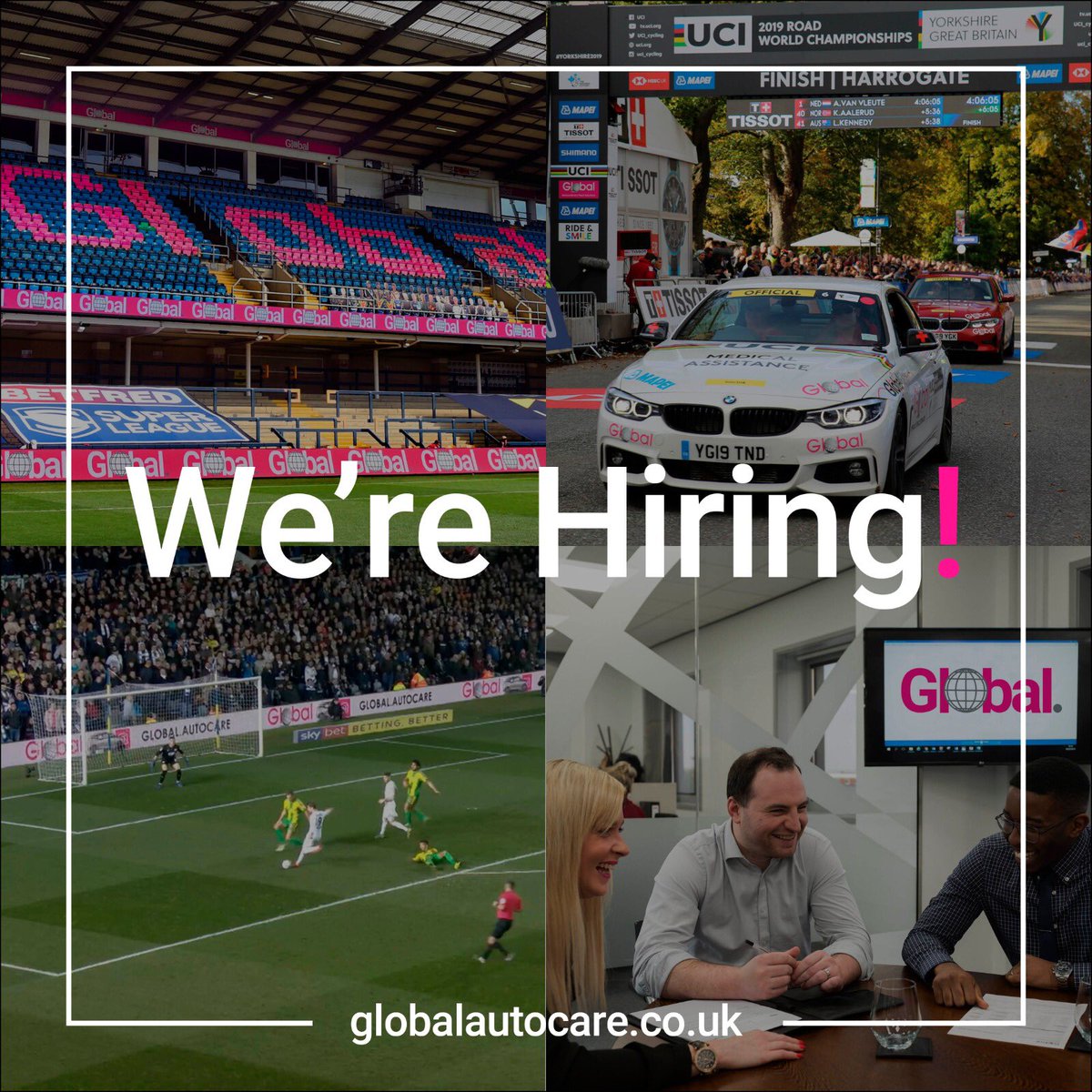 Global (@globalautocare) on Twitter photo Do you want to be challenged, get support for your professional growth and be well rewarded? If so, you will fit right in at Global!
Opportunities include:
Business Manager, New Business, Development Manager, Account Manager, Fleet Manager and more.
π§ pi@globalautocare.co.uk Do you want to be challenged, get support for your professional growth and be well rewarded? If so, you will fit right in at Global!
Opportunities include:
Business Manager, New Business, Development Manager, Account Manager, Fleet Manager and more.
π§ pi@globalautocare.co.uk