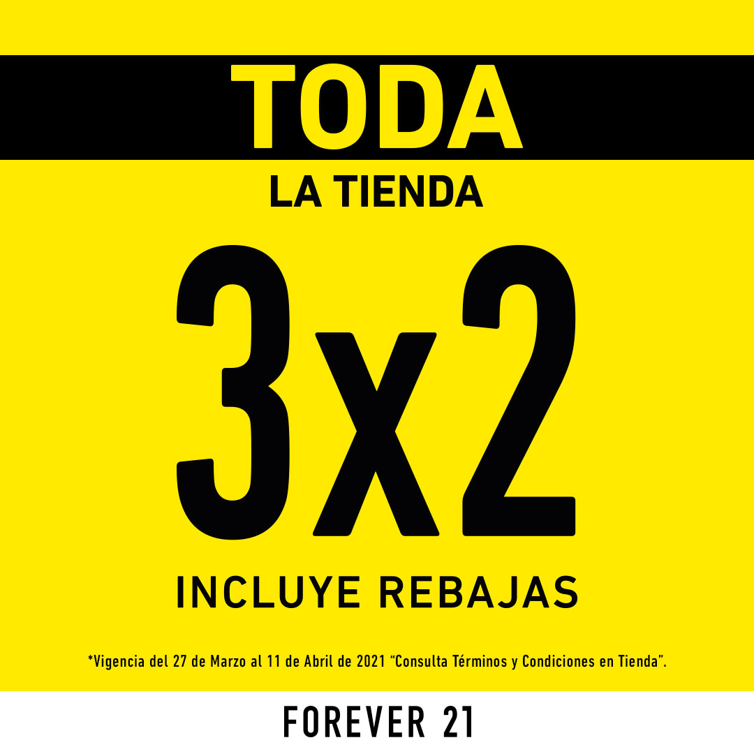 viaaltamx's tweet image. 🚨🚨 #PromoAlert 
Aprovecha el #3x2 y llena tu shopping bag con todo lo que te gusta y el estilo de Forever 21. 😎🛍
#ViaAltaSalamanca 🍃 #TUVIAaLaModa