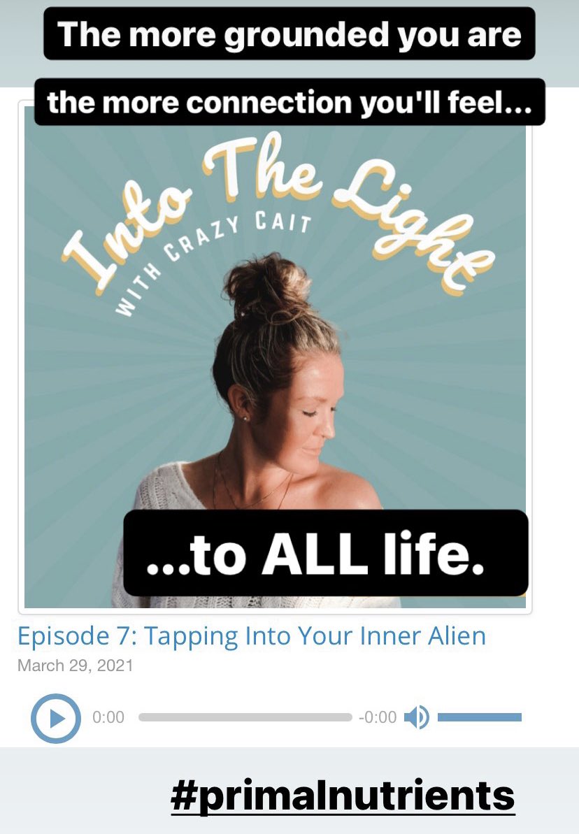 New episode alert!!!
Talking #aliens on a health &amp; wellness podcast??? Well it is alternative health after all. 

Listen now!

intothelightwithcrazycait.podbean.com