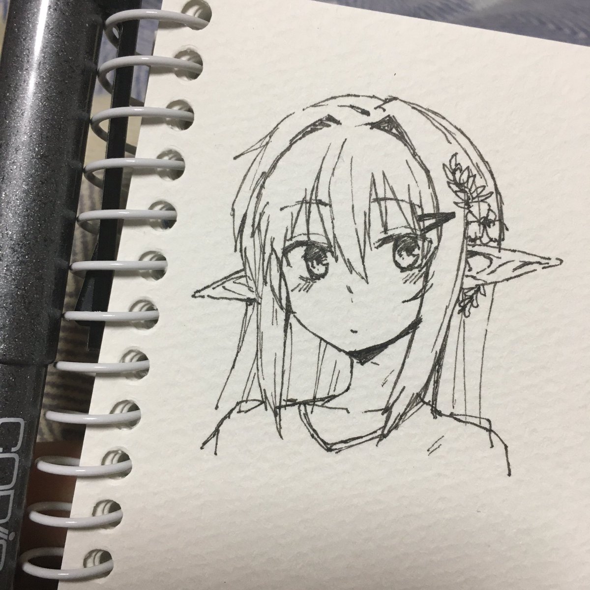 たまにはアナログ
下書きなしでもわりといけるかもしれない 