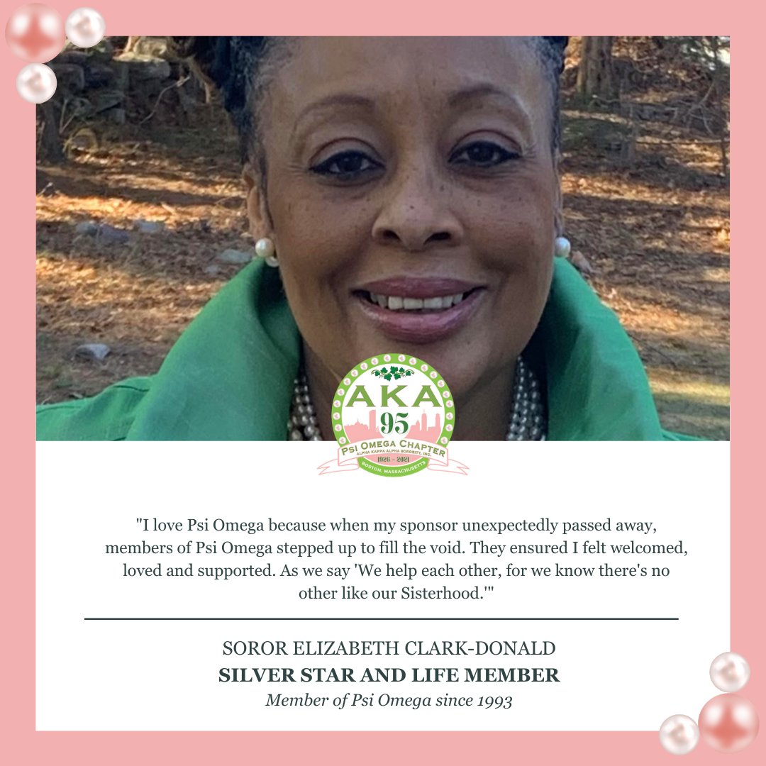 "We help each other, for we know there's no other like our sisterhood." This much is true and it's that mindset that Soror Elizabeth Clark Donald has experienced for the 28 years she has been a member of #PsiOmegaAKA. #ILovePsiOmega
